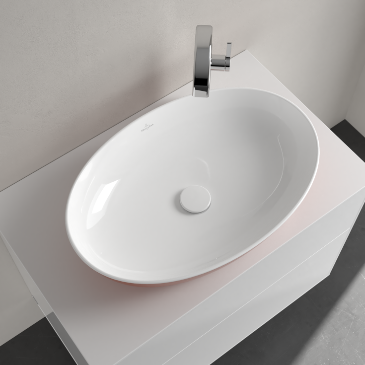 Villeroy & Boch Artis håndvask, 61x41 cm, orange