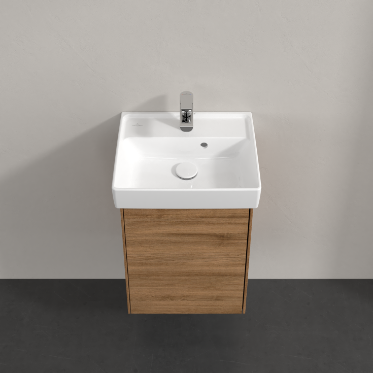 Villeroy & Boch Collaro underskåp, 41x34,4 cm, höger, mörk ek