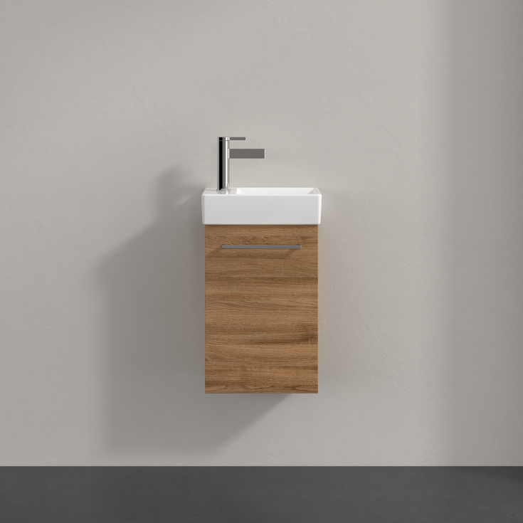 Villeroy & Boch Avento Vanity underskab, 33,6x23,2 cm, højre, mørk eg