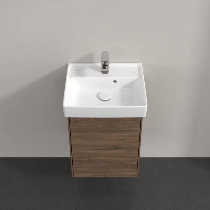 Villeroy & Boch Collaro underskåp, 41x34,4 cm, vänster, brun ek