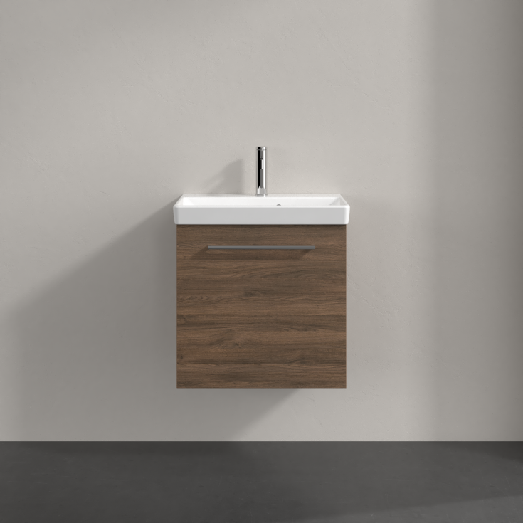 Villeroy & Boch Avento A888 servantskap, 52,6x38,2 cm, høyre, brun eik