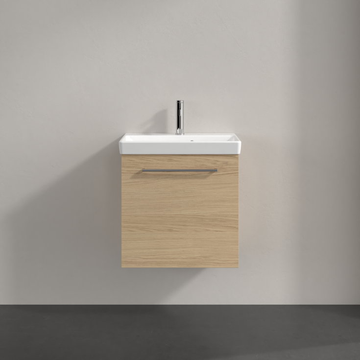 Villeroy & Boch Avento A888 servantskap, 52,6x38,2 cm, venstre, eik