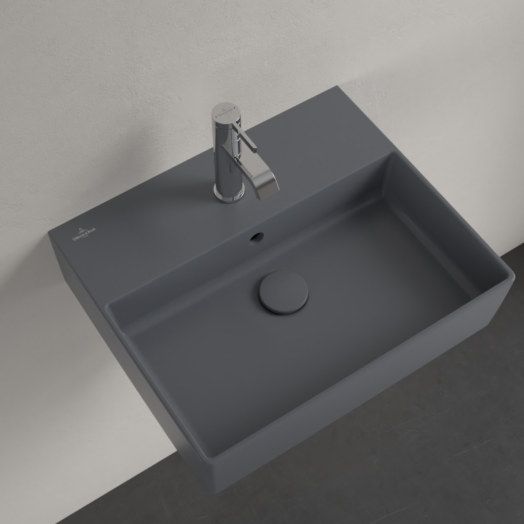 Villeroy & Boch Memento 2.0 håndvask, 50x42 cm, mat grå