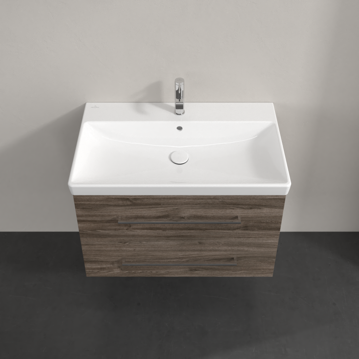 Villeroy & Boch Avento A891 servantskap, 77,6x48,2 cm, grå eik