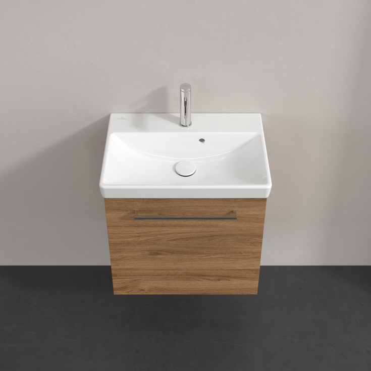 Villeroy & Boch Avento A888 underskab, 52,6x38,2 cm, venstre, mørk eg