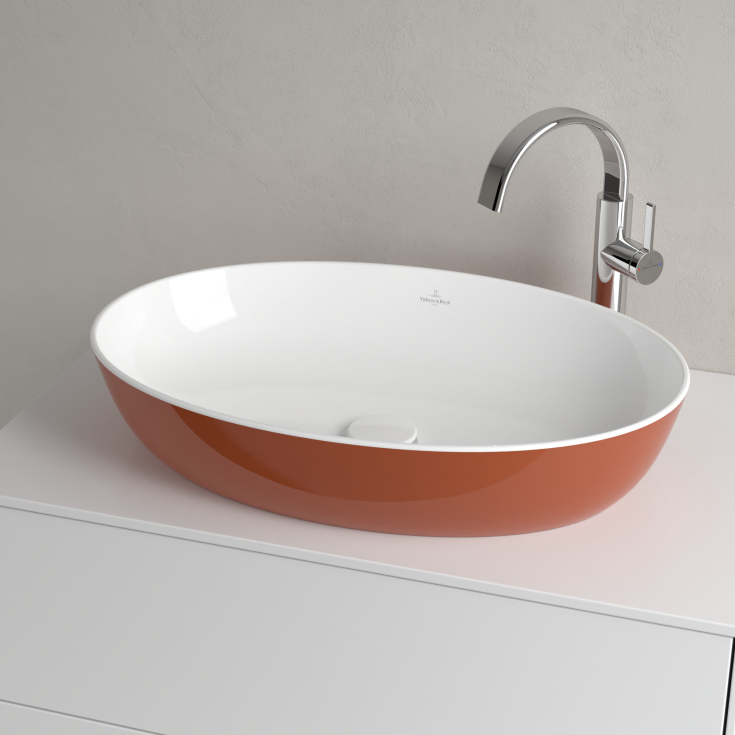 Villeroy & Boch Artis tvättställ, 61x41 cm, orange