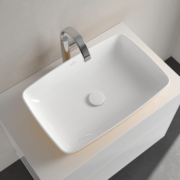 Villeroy & Boch Artis håndvask, 58x38,5 cm, gul