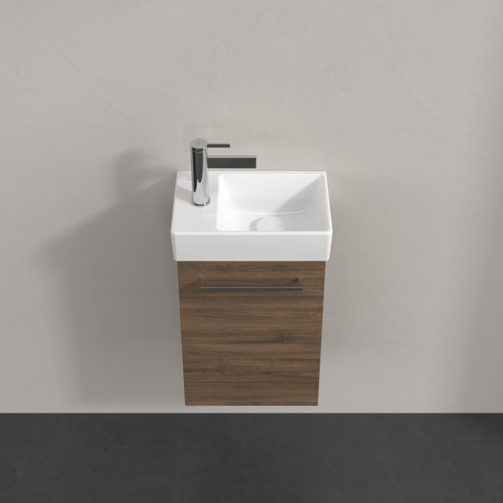 Villeroy & Boch Avento Vanity underskab, 33,6x23,2 cm, højre, brun eg