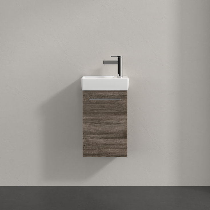 Villeroy & Boch Avento Vanity underskab, 33,6x23,2 cm, venstre, grå eg