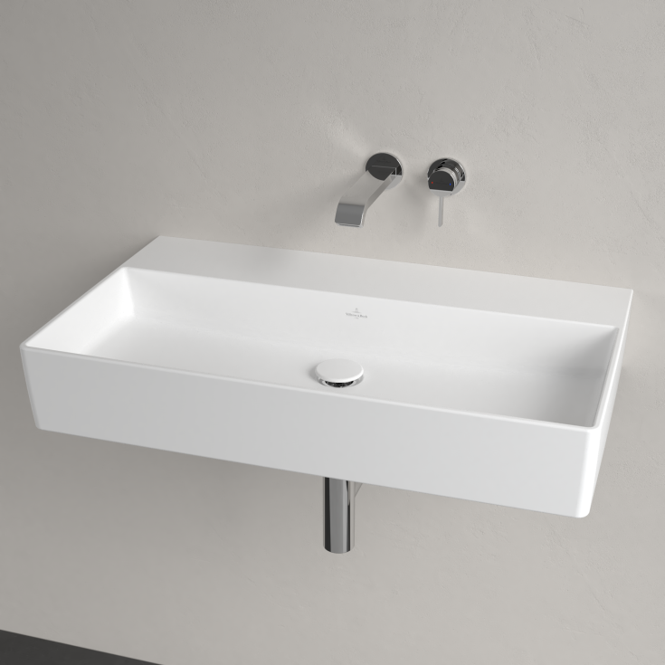Villeroy & Boch Memento 2.0 tvättställ, 80x47 cm, matt vit