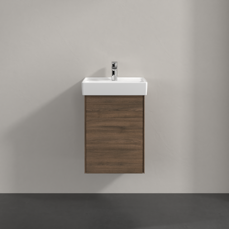 Villeroy & Boch Collaro servantskap, 41x34,4 cm, høyre, brun eik