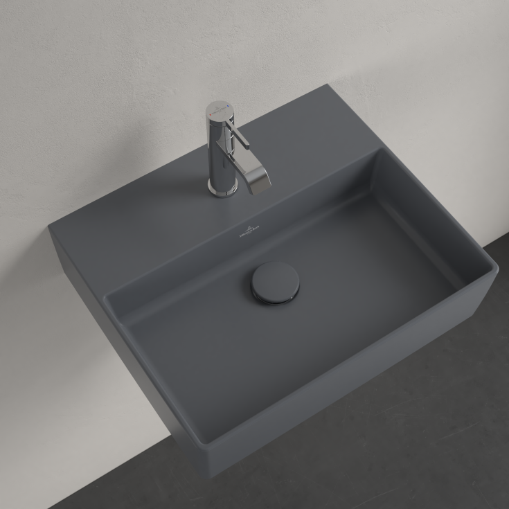 Villeroy & Boch Memento 2.0 håndvask, 50x42 cm, mat grå
