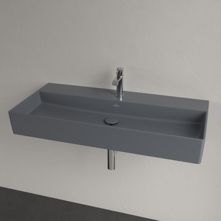 Villeroy & Boch Memento 2.0 tvättställ, 100x47 cm, matt grå