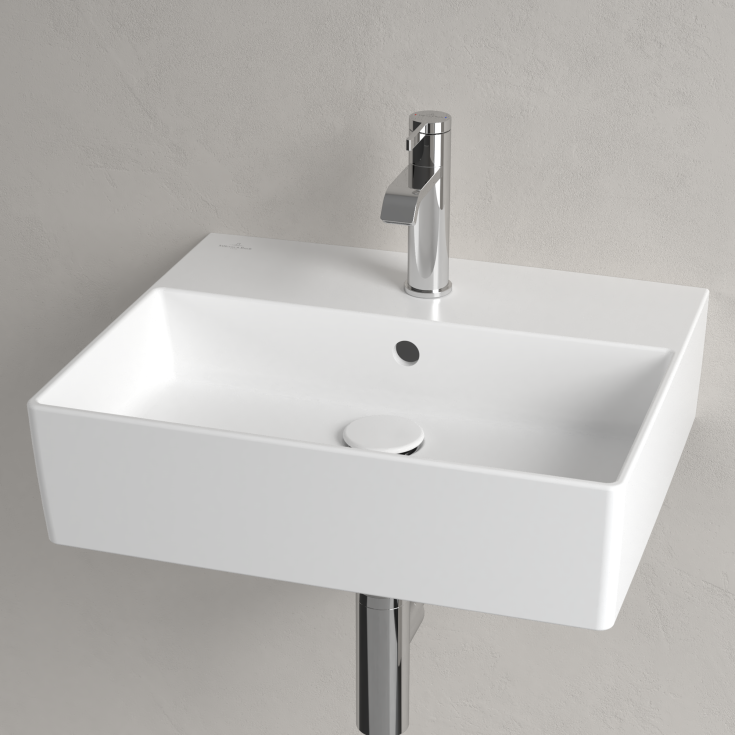 Villeroy & Boch Memento 2.0 tvättställ, 50x42 cm, matt vit