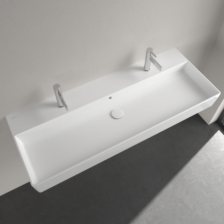 Villeroy & Boch Memento møbelservant, 120x47 cm, med CeramicPlus, hvit