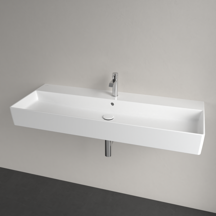 Villeroy & Boch Memento 2.0 håndvask, 120x47 cm, mat hvid