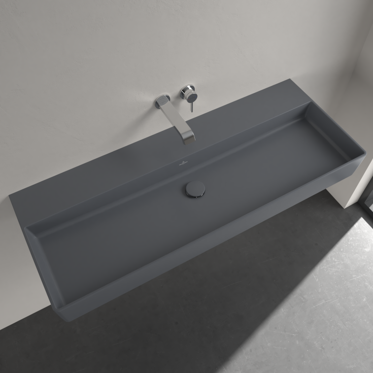Villeroy & Boch Memento 2.0 håndvask, 120x47 cm, mat grå
