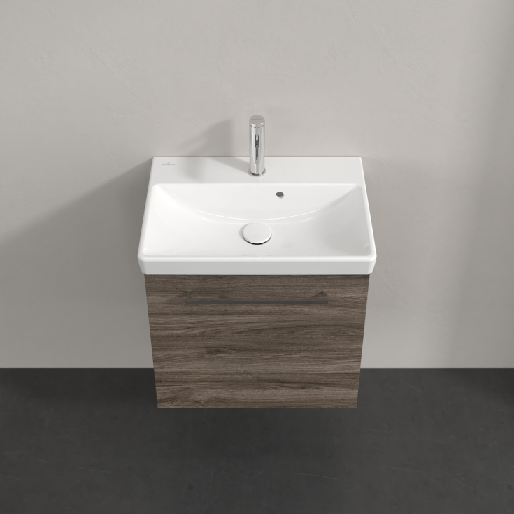 Villeroy & Boch Avento A888 servantskap, 52,6x38,2 cm, venstre, grå eik