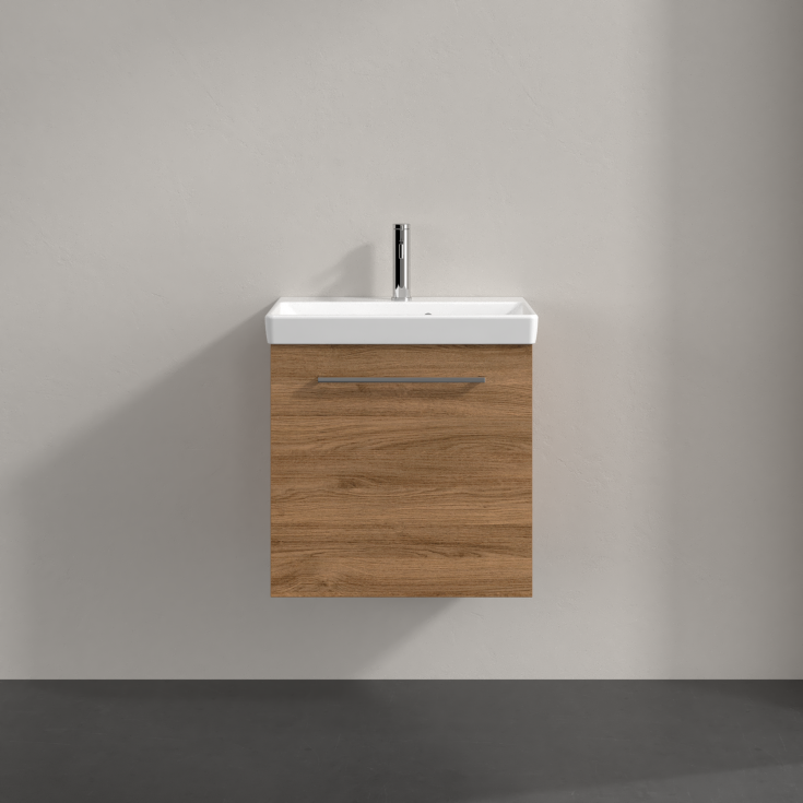 Villeroy & Boch Avento A888 underskab, 52,6x38,2 cm, venstre, mørk eg