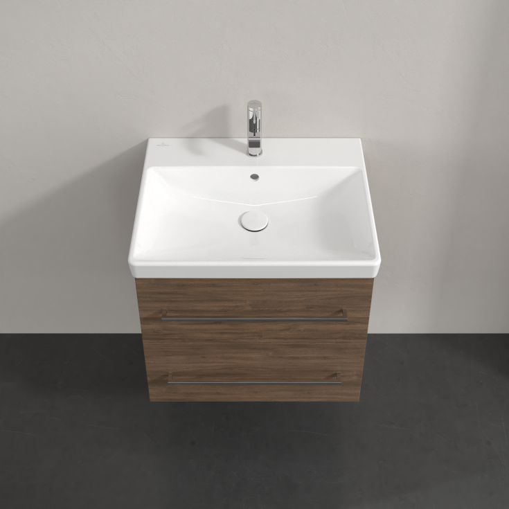 Villeroy & Boch Avento A889 servantskap, 57,6x48,2 cm, brun eik