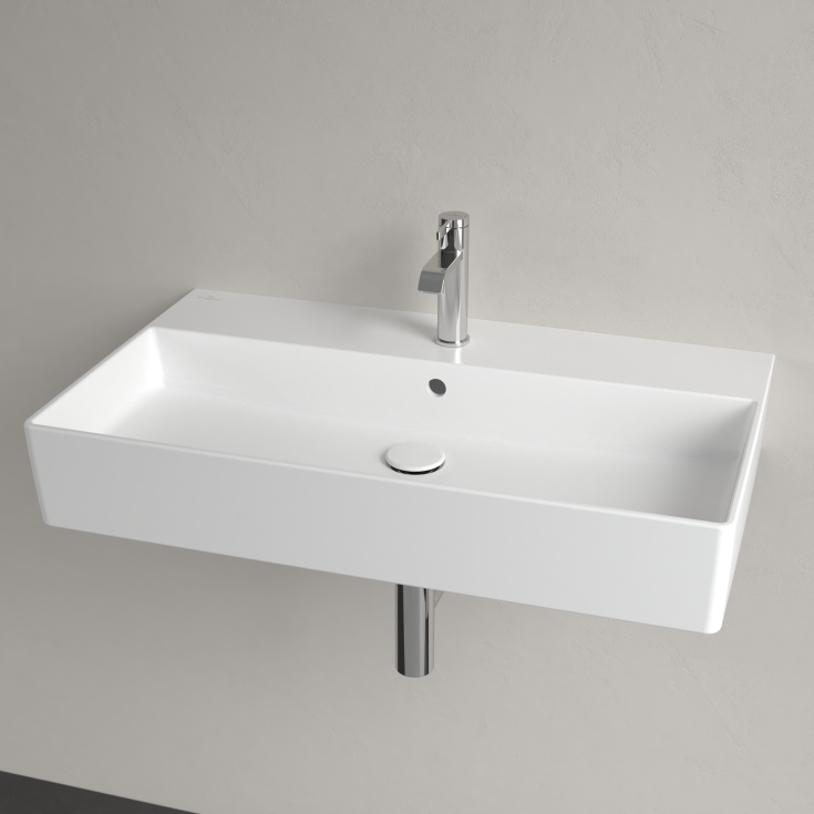 Villeroy & Boch Memento 2.0 tvättställ, 80x47 cm, matt vit