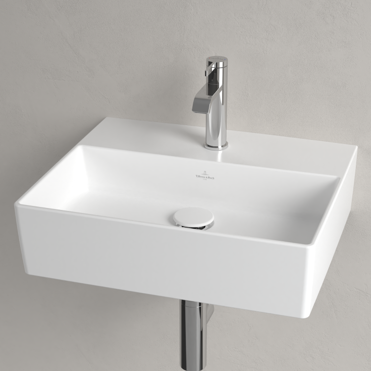 Villeroy & Boch Memento 2.0 tvättställ, 50x42 cm, matt vit