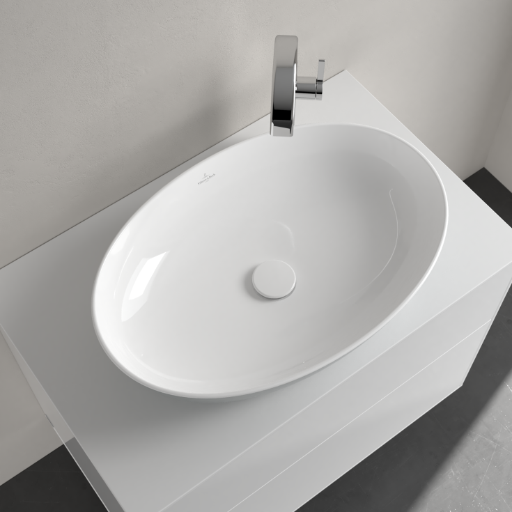Villeroy & Boch Artis toppmontert servant, 61x41 cm, grå