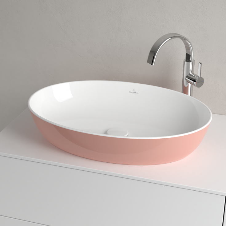 Villeroy & Boch Artis tvättställ, 61x41 cm, rosa