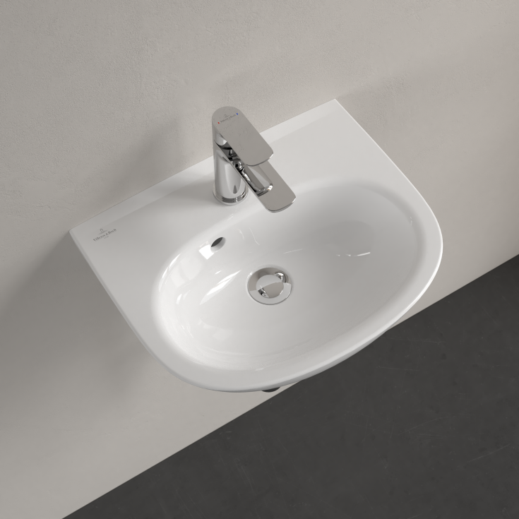 Villeroy & Boch O.Novo tvättställ, 45x36 cm, vit