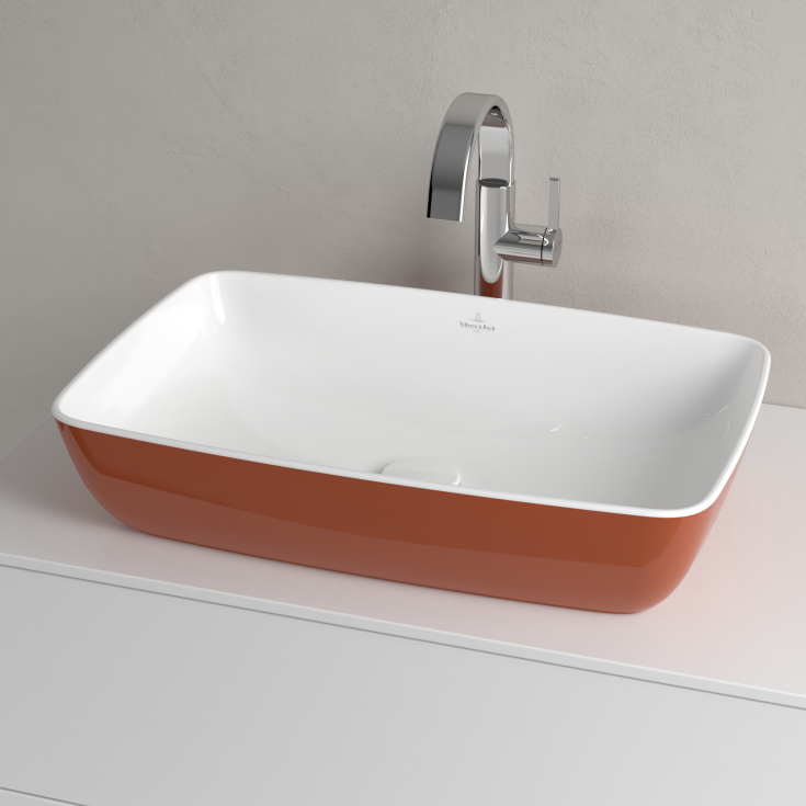 Villeroy & Boch Artis toppmontert servant, 58x38,5 cm, orange