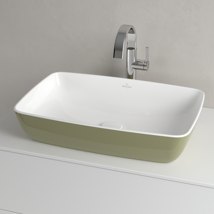 Villeroy & Boch Artis håndvask, 58x38,5 cm, grøn