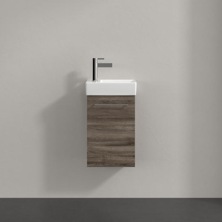 Villeroy & Boch Avento Vanity underskab, 33,6x23,2 cm, højre, grå eg