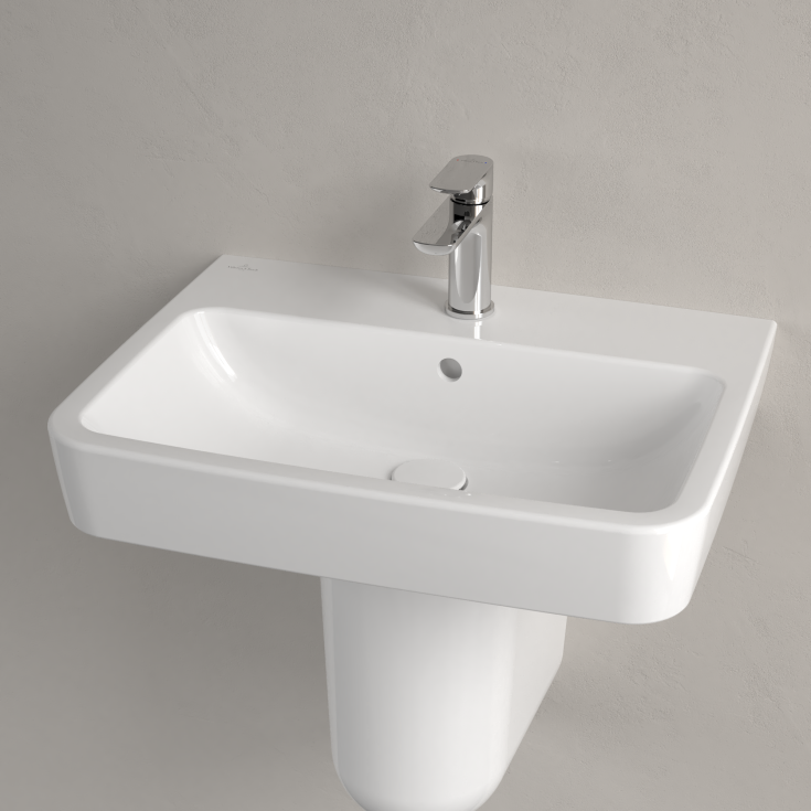 Villeroy & Boch O.Novo vegghengt servant, 60x46 cm, hvit