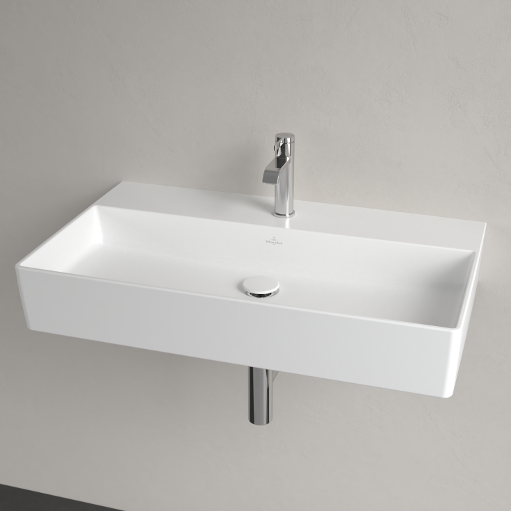Villeroy & Boch Memento 2.0 tvättställ, 80x47 cm, matt vit
