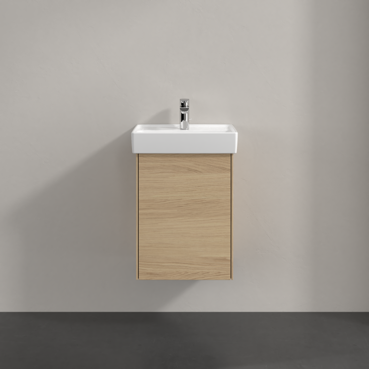 Villeroy & Boch Collaro servantskap, 41x34,4 cm, venstre, eik