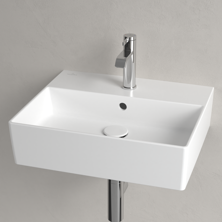 Villeroy & Boch Memento 2.0 tvättställ, 50x42 cm, matt vit