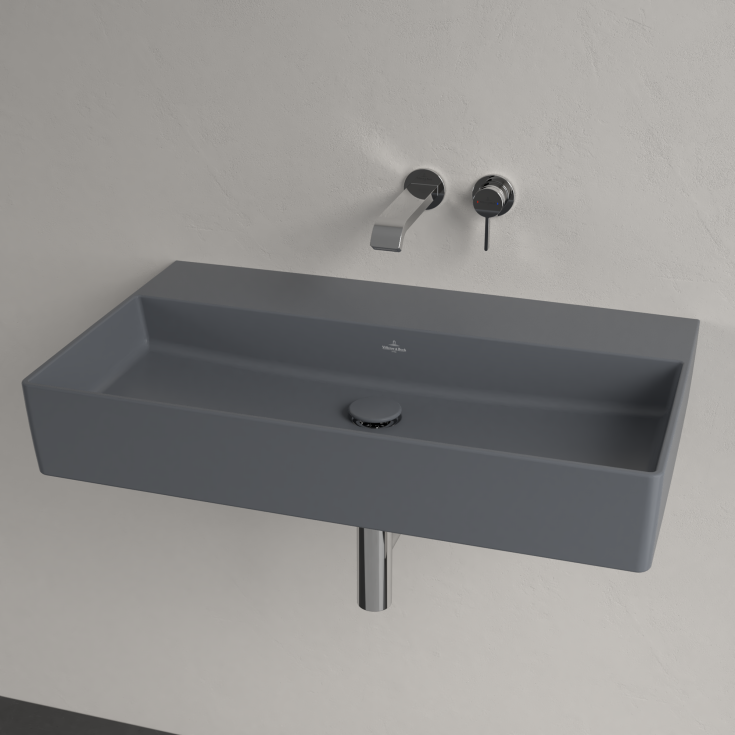 Villeroy & Boch Memento 2.0 håndvask, 80x47 cm, mat grå