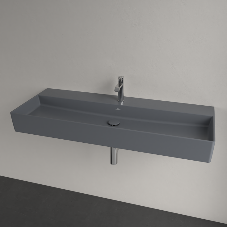 Villeroy & Boch Memento 2.0 håndvask, 120x47 cm, mat grå