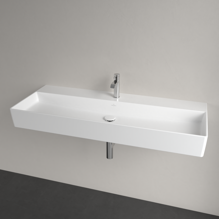 Villeroy & Boch Memento 2.0 håndvask, 120x47 cm, mat hvid