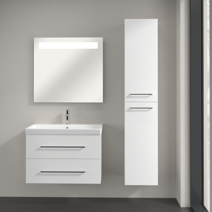 Villeroy & Boch Avento A894 højskab, 34,6x176 cm, højre, hvid