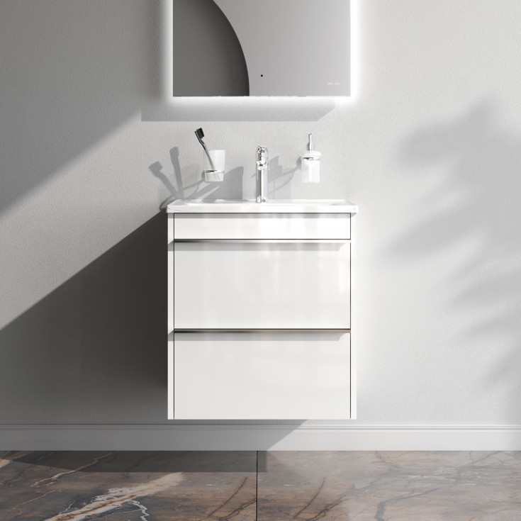 AM.PM Hit møbelpakke, 54x45 cm, hvit høyglans