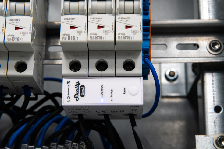 Shelly 3EM-63T Gen3 (terminal), WiFi 3-fase energimåler, 63A