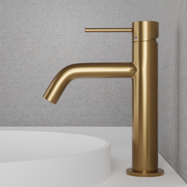 Scandtap Voyage håndvaskarmatur, børstet messing