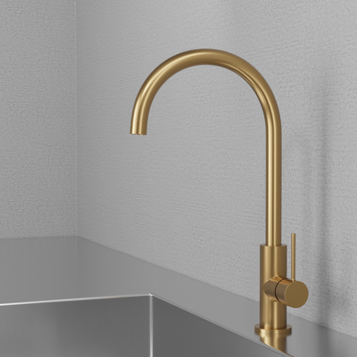 Scandtap Equip køkkenarmatur, børstet messing