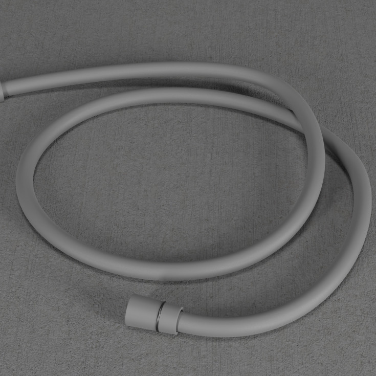 Scandtap bruseslange, 1,5 m, mat grå