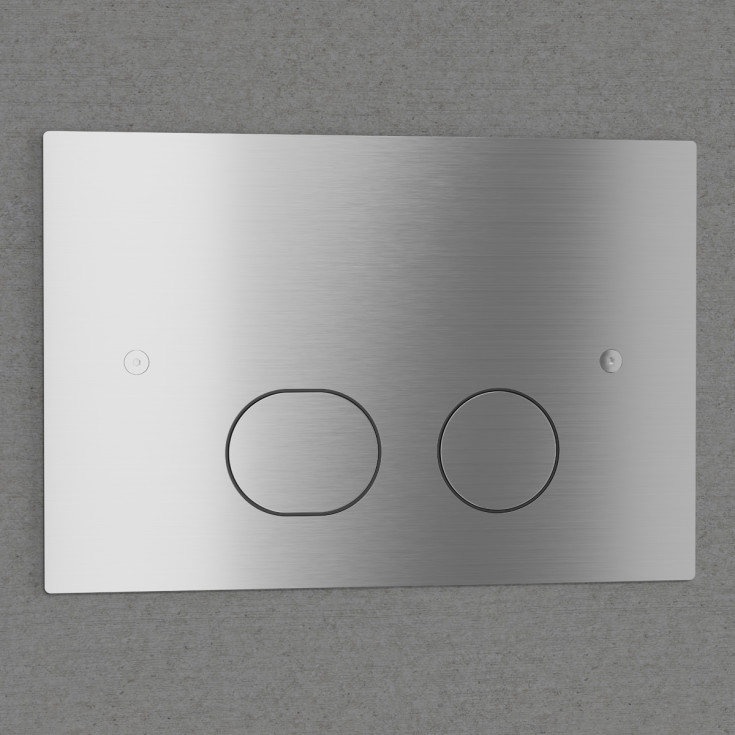 Scandtap Style T betjeningsplade, børstet rustfrit stål