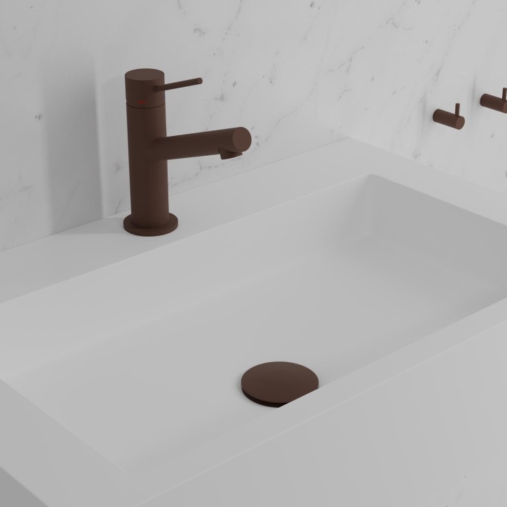 Scandtap Vector tvättställsblandare, matt brun