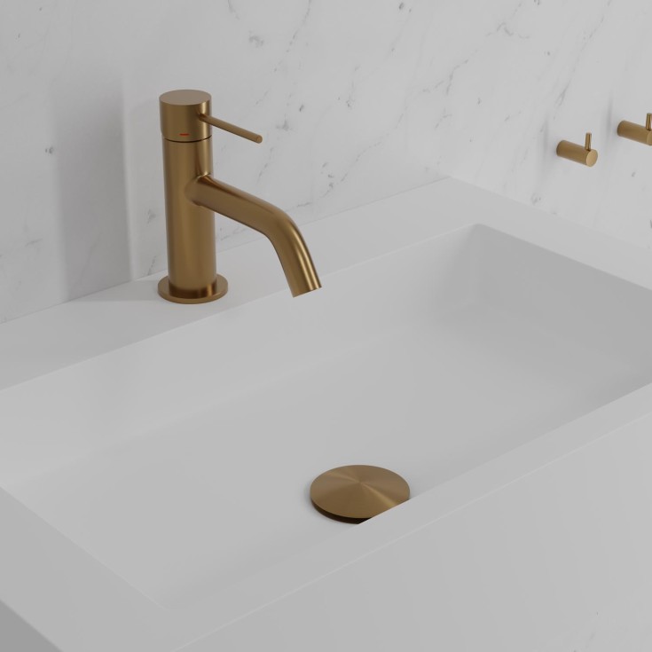 Scandtap Steel Voyage servantbatteri, uten bunnventil, sand