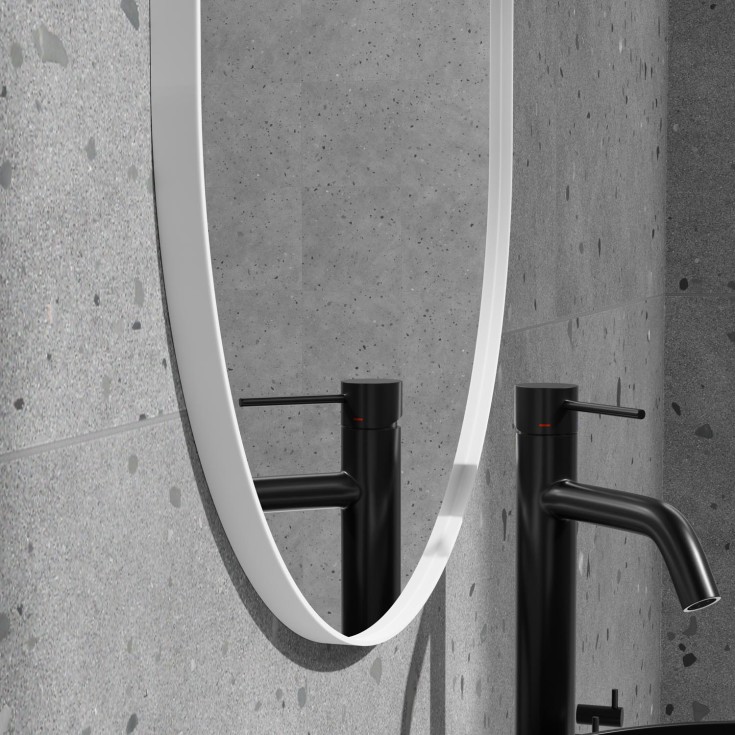 Scandtap Steel Voyage servantbatteri, uten bunnventil, høy modell, shadow