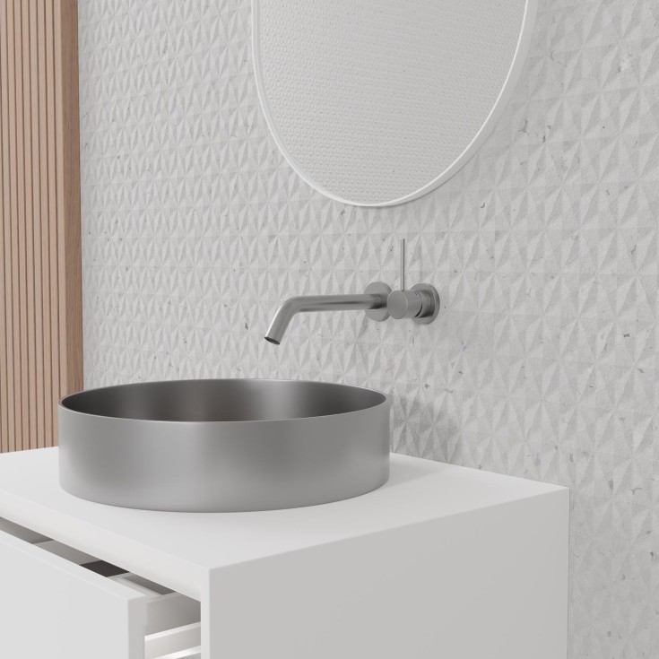 Scandtap Harmonized 1 håndvaskarmatur, børstet stål